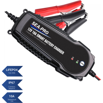 Зарядное устройство SEA-PRO 1х12В LiFePO4 ТЕ4-0267L Зарядное устройство SEA-PRO 1х12В LiFePO4 ТЕ4-0267L